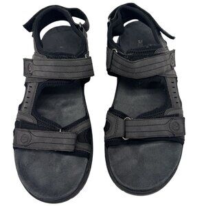 Merrell Mens Sandspur 2 Convert Sandals Black Leather Slingback Outdoors Casual